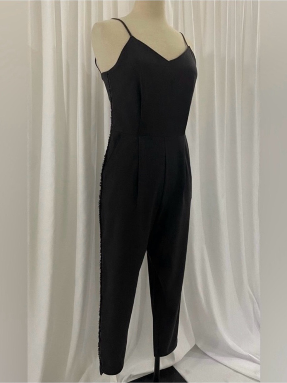 Brunello Cucinelli Spaghetti-Strap Tailored Jumpsuit - Picture 2 of 9